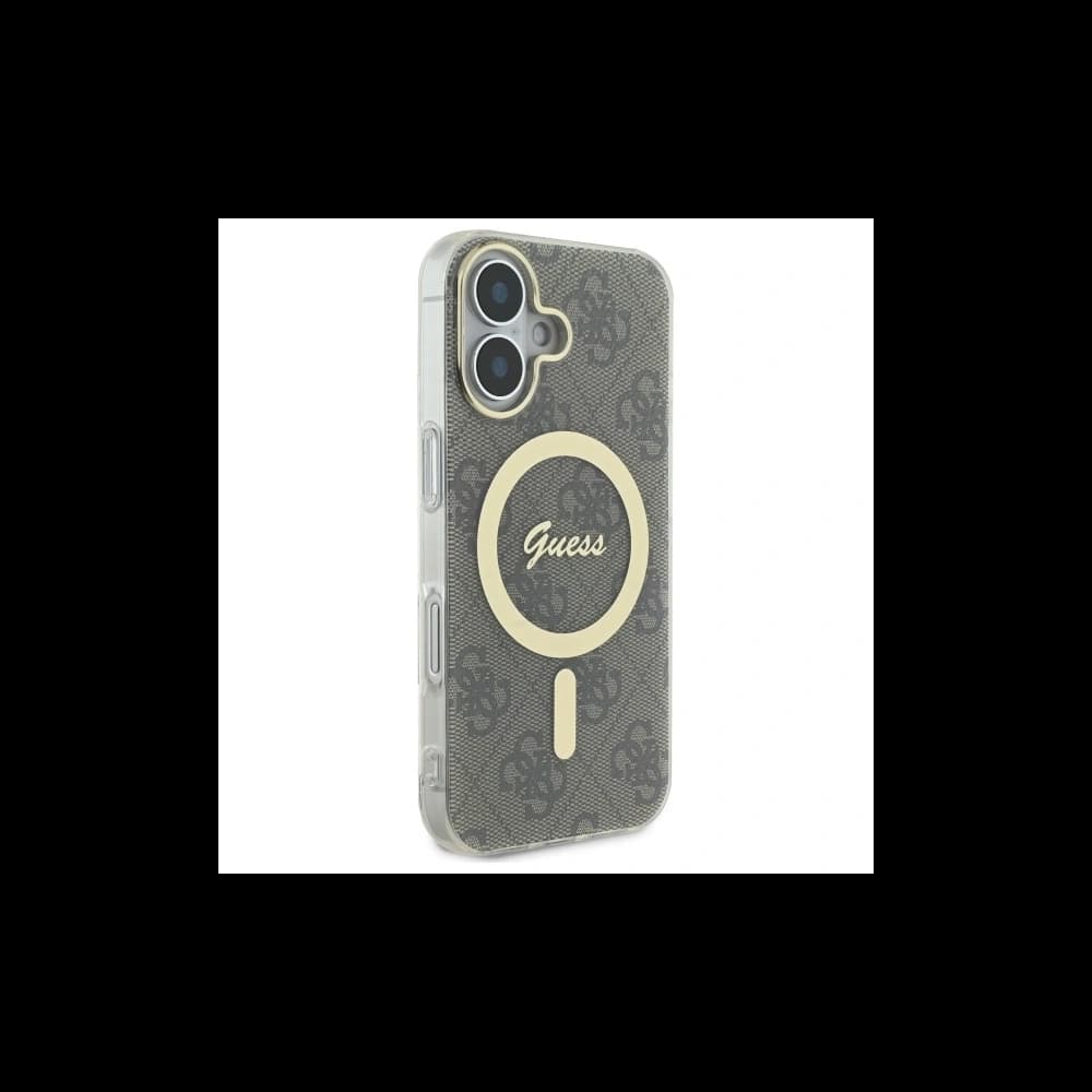 Guess Apple iPhone 16 hardcase IML 4G MagSafe brown - 4