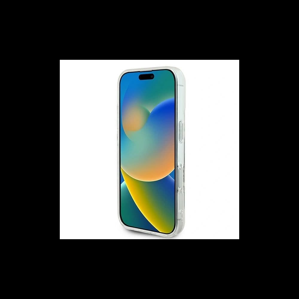 Guess Apple iPhone 16 hardcase IML Rhinestones MagSafe white - 5