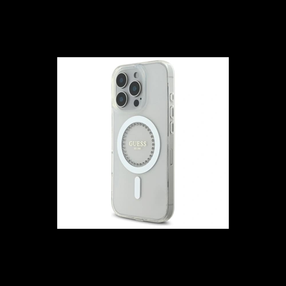 Rate Apple iPhone 16 Pro Max Hartschale IML mit Strass MagSafe weiß - 2