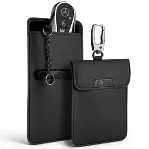 Tech-Protect KLR400 Pouch Blocare Semnal RFID Fără Cheie Negru