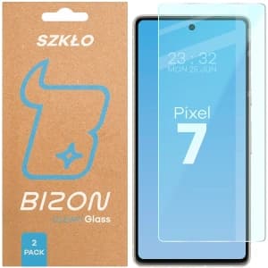 Bizon Glass Clear Duo Google Pixel 7 [2 PACK]