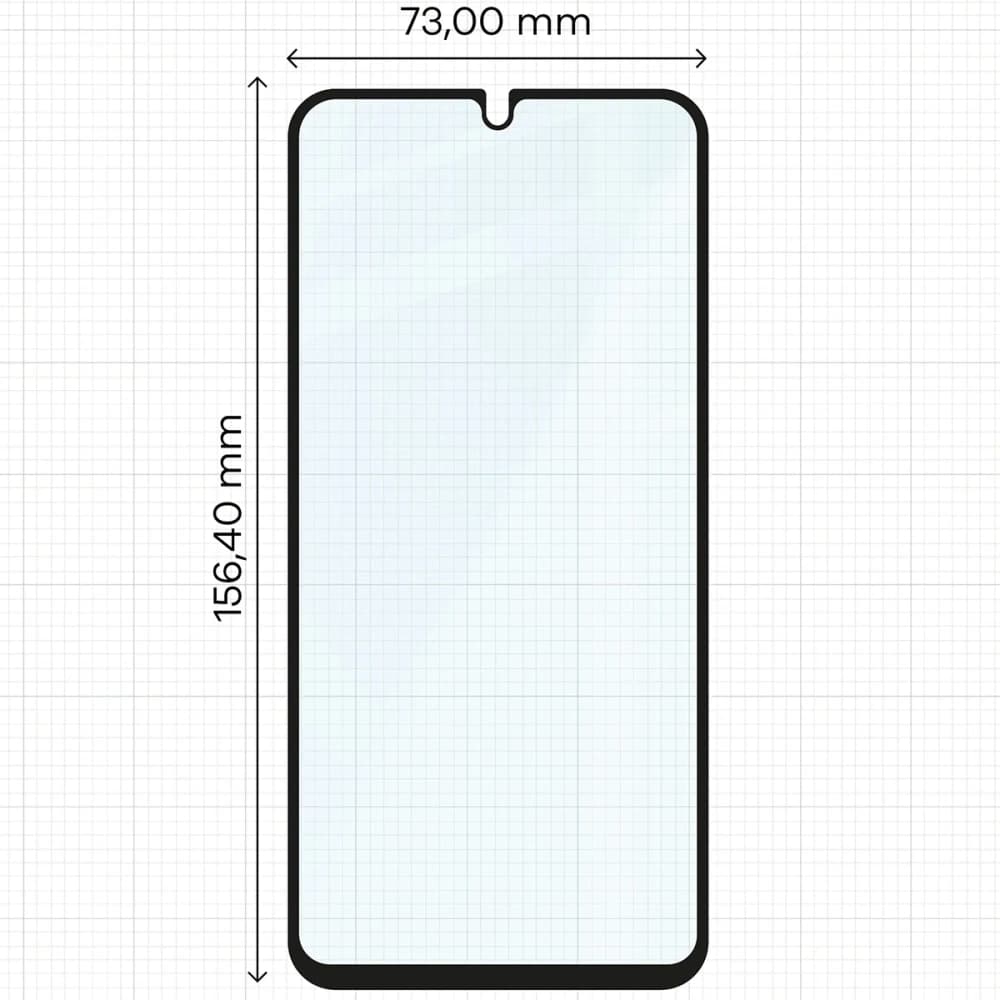 Bizon Glass Edge Duo Samsung Galaxy A34 5G schwarzer Rahmen [2 PACK] - 2