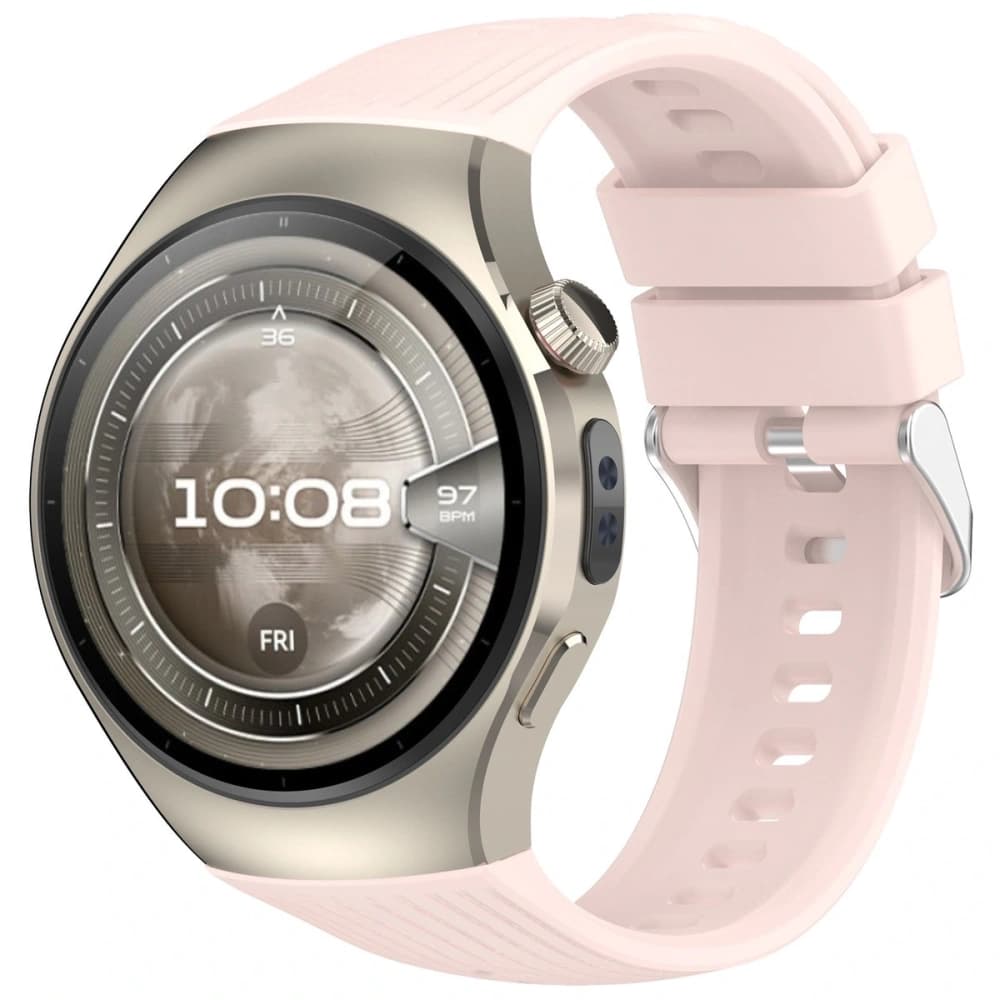Bizon Armband Uhr Silikon T Huawei Uhr 5 46mm rosa - 1