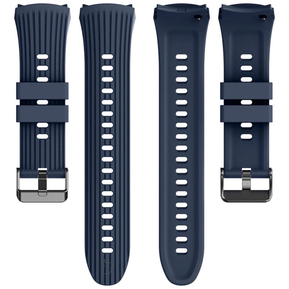 Bizon Armband Uhr Silikon T Huawei Uhr 5 46mm navy blau - 5