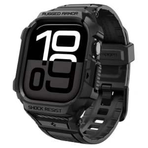Spigen Rugged Armor Pro V2 Apple Watch 10 / 11 42mm Matt Fekete