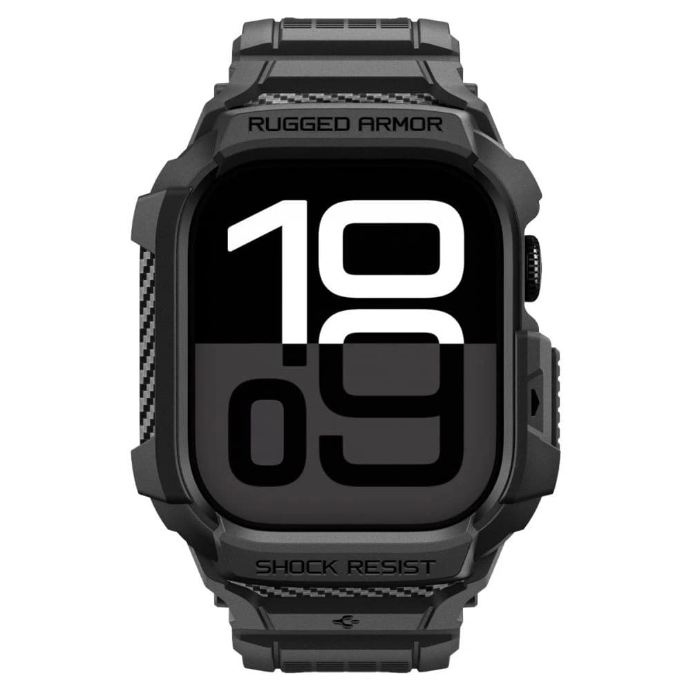 Spigen Rugged Armor Pro V2 Apple Watch 10 / 11 42mm Matt Fekete - 2