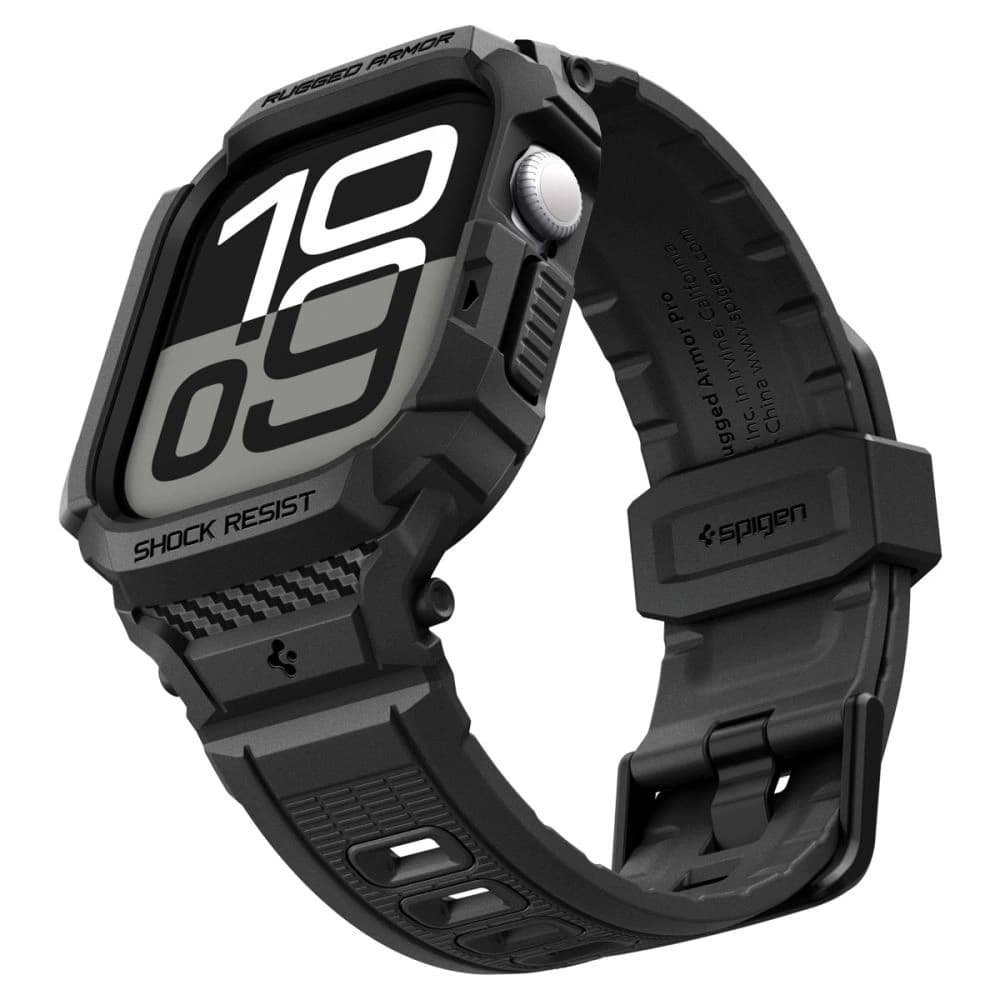 Spigen Rugged Armor Pro V2 Apple Watch 10 / 11 42mm Matt Fekete - 7