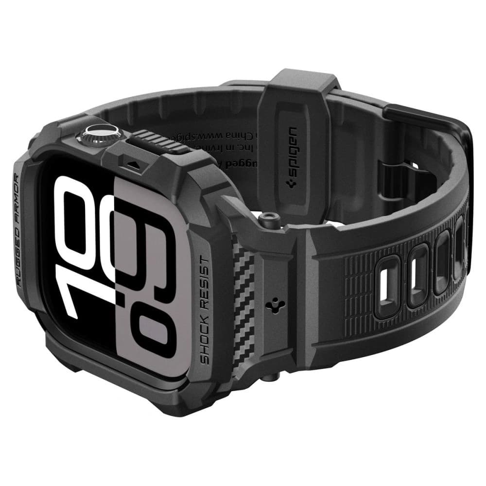 Spigen Rugged Armor Pro V2 Apple Watch 10 / 11 42mm Matt Fekete - 10