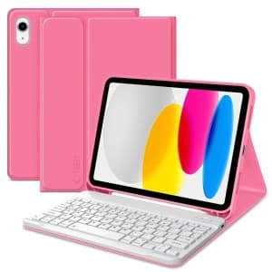 Tech-Protect SmartCase Pen + Keyboard Apple iPad 10.9" 2022 / 11" 2025 Magenta