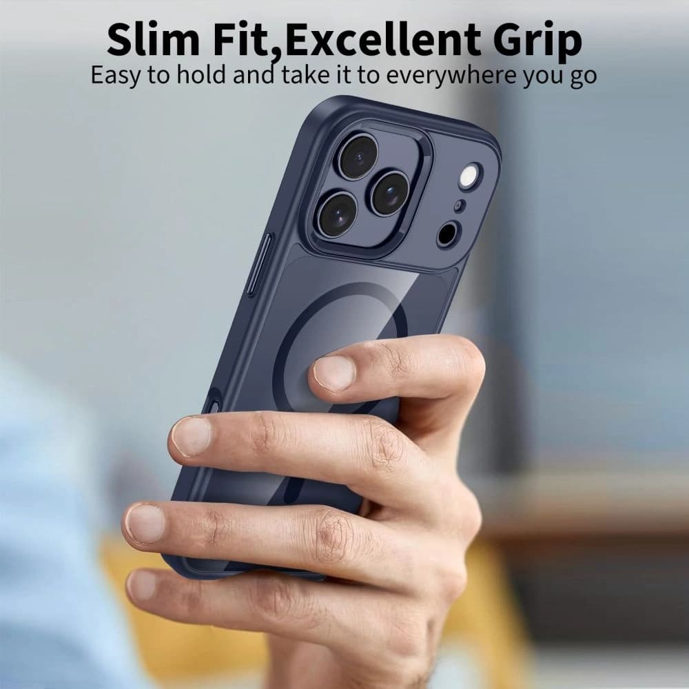 Tech-Protect Magmat MagSafe Apple iPhone 17 Pro Max Tiefblau/Klar - 4