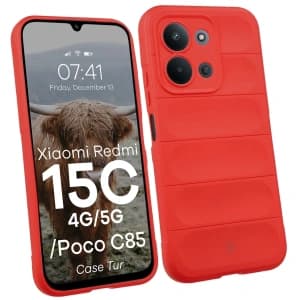 Bizon Case Tur Xiaomi Redmi 15C 4G / 5G / POCO C85 4G red