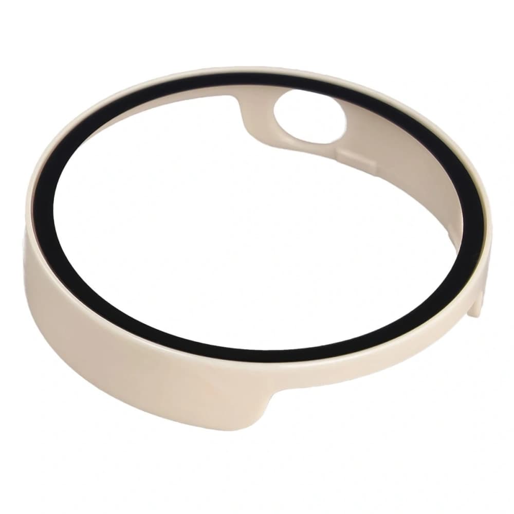 Bizon Case+Glas Uhr Xiaomi Watch S4 41mm beige - 5