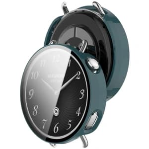 Bizon Case+Glass Watch Xiaomi Watch S4 41mm green