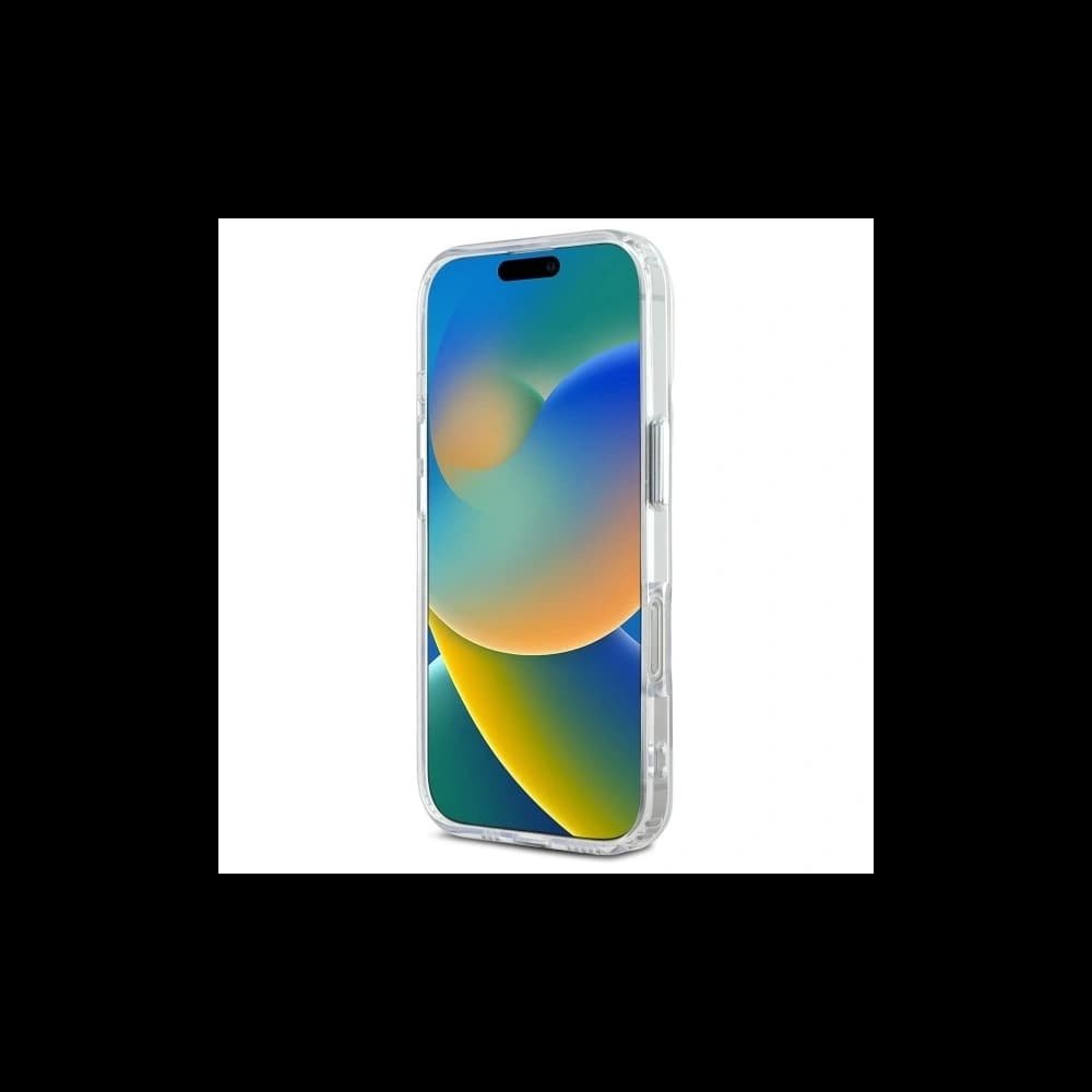 Karl Lagerfeld Apple iPhone 16 Pro hardcase IML Metal Karl&Choupette Head MagSafe white - 5