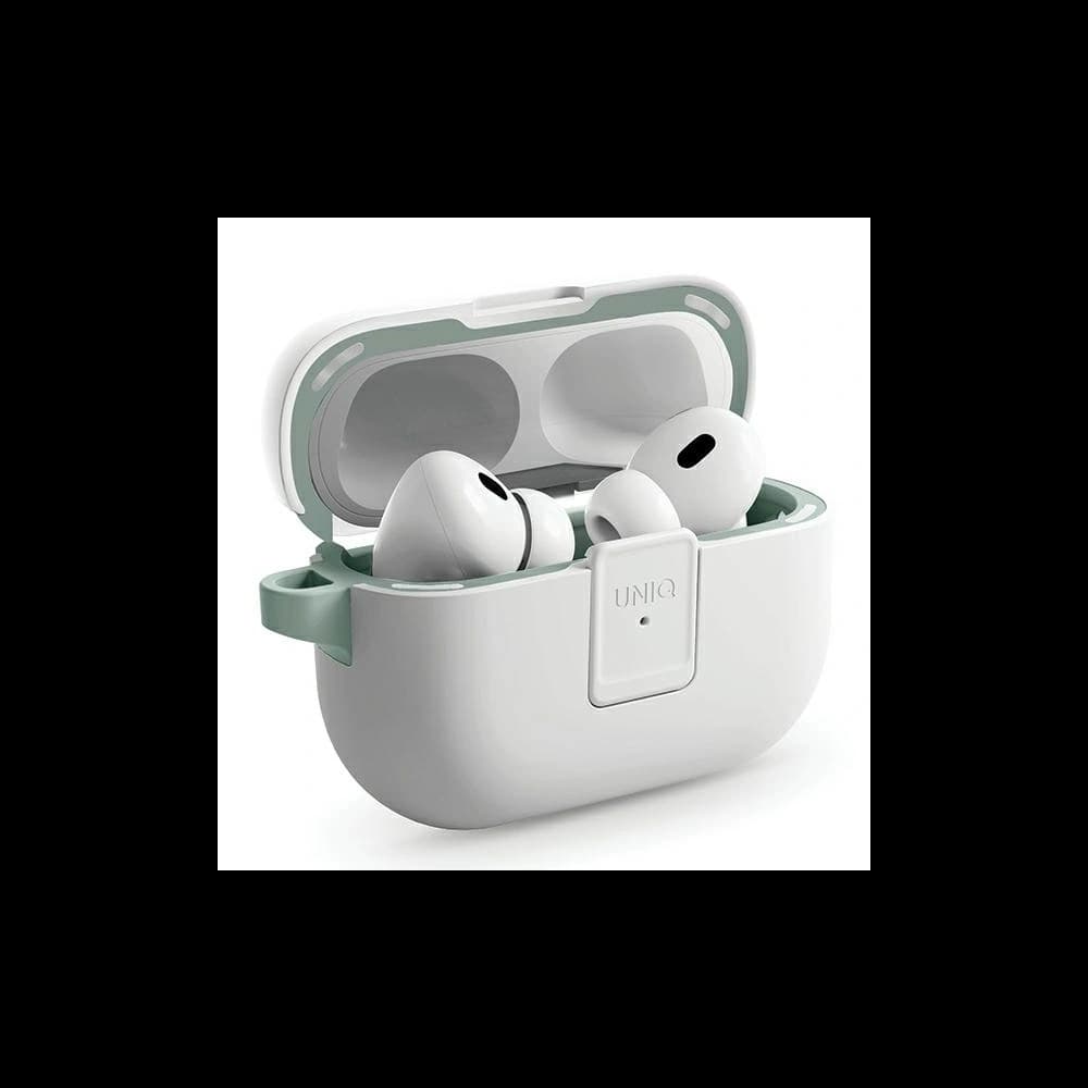 UNIQ Clyde Lock Case Apple AirPods Pro 2 dove white-soft mint - 3