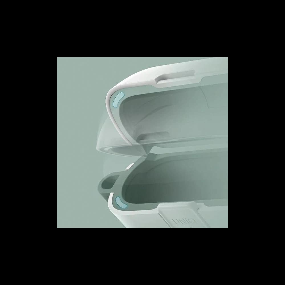 UNIQ Clyde Lock Case Apple AirPods Pro 2 dove white-soft mint - 6