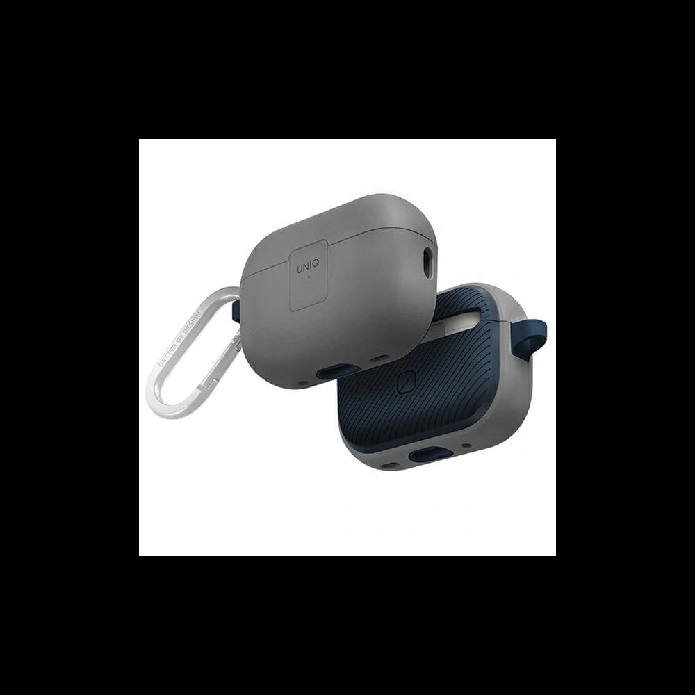 UNIQ Clyde Lock Case Apple AirPods Pro 2 kreidegrau-marineblau - 1