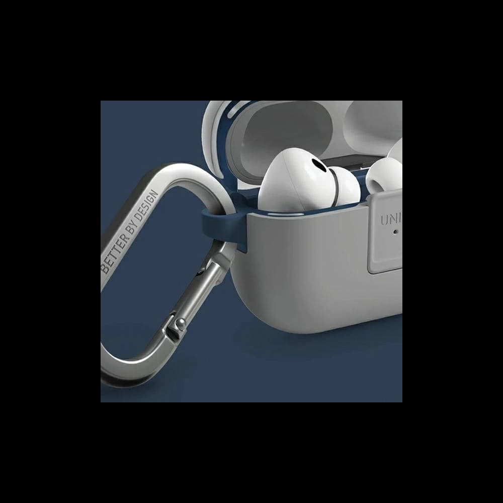 UNIQ Clyde Lock Case Apple AirPods Pro 2 kreidegrau-marineblau - 4