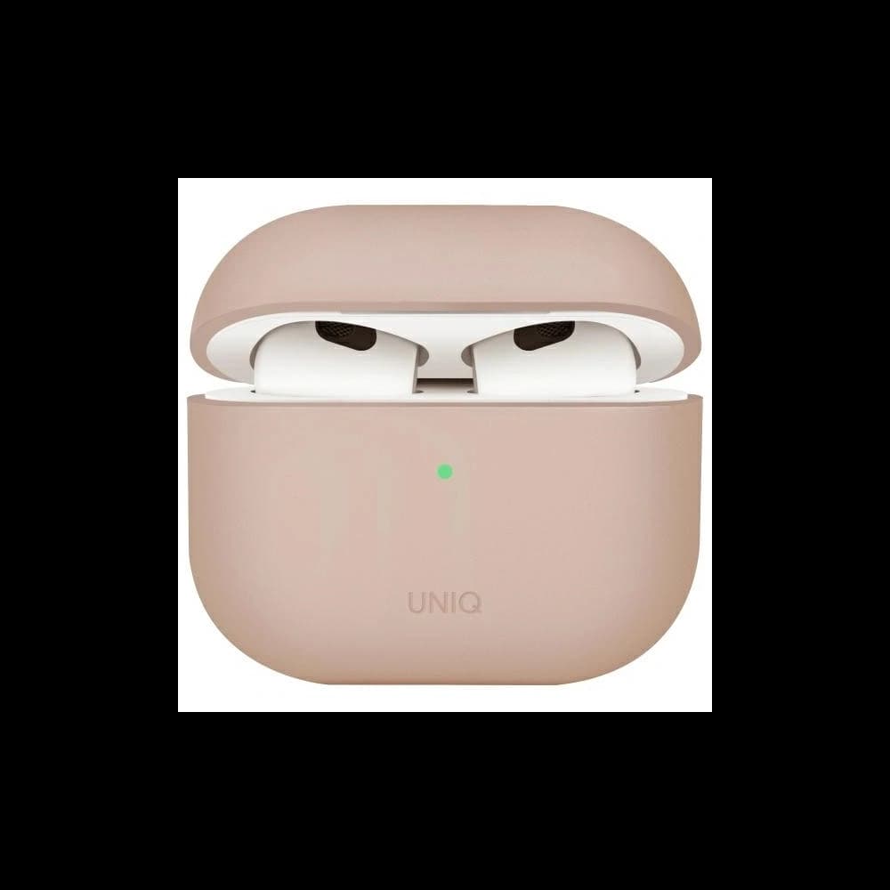 UNIQ Lino Apple AirPods 4 Silicone pink blush - 1