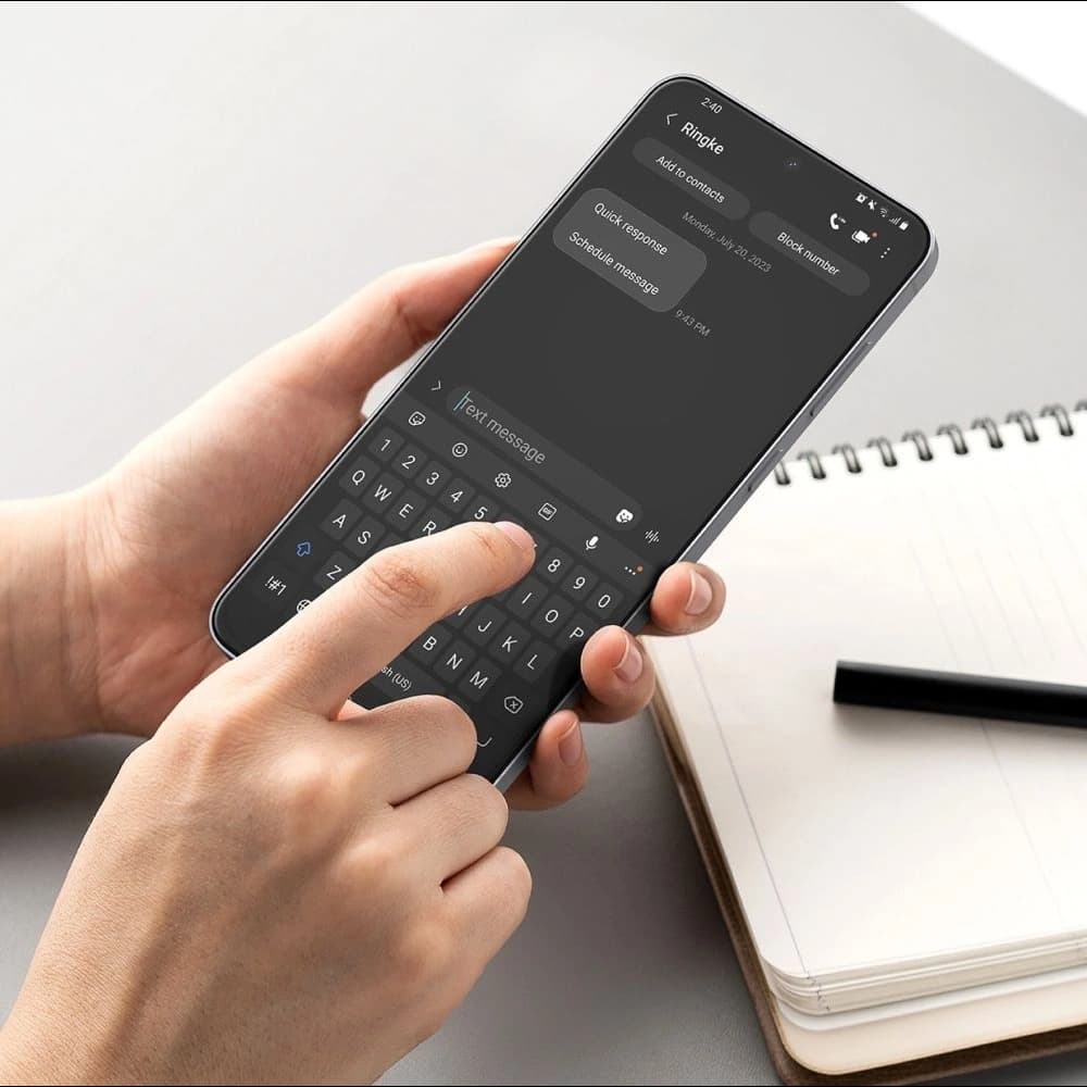 Ringke Easy Slide Samsung Galaxy S25 FE Clar [2 PACHET] - 6