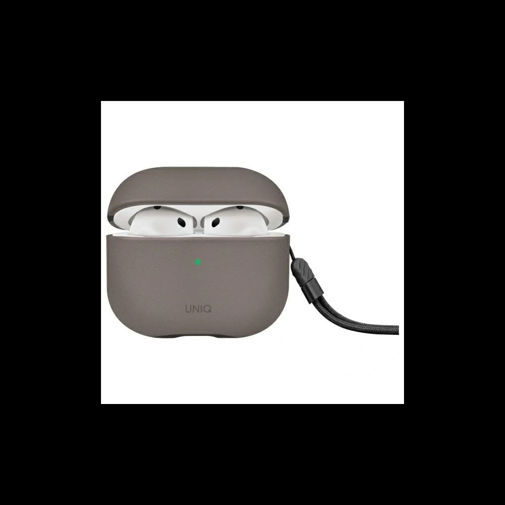 UNIQ Lyden DS Apple AirPods 4 Feuerstein Grau - 1