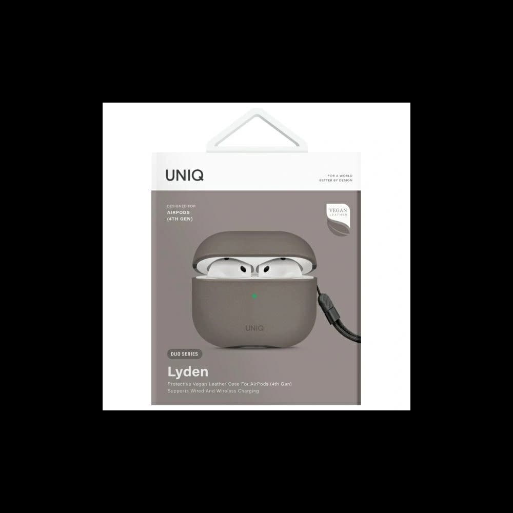 UNIQ Lyden DS Apple AirPods 4 Feuerstein Grau - 3
