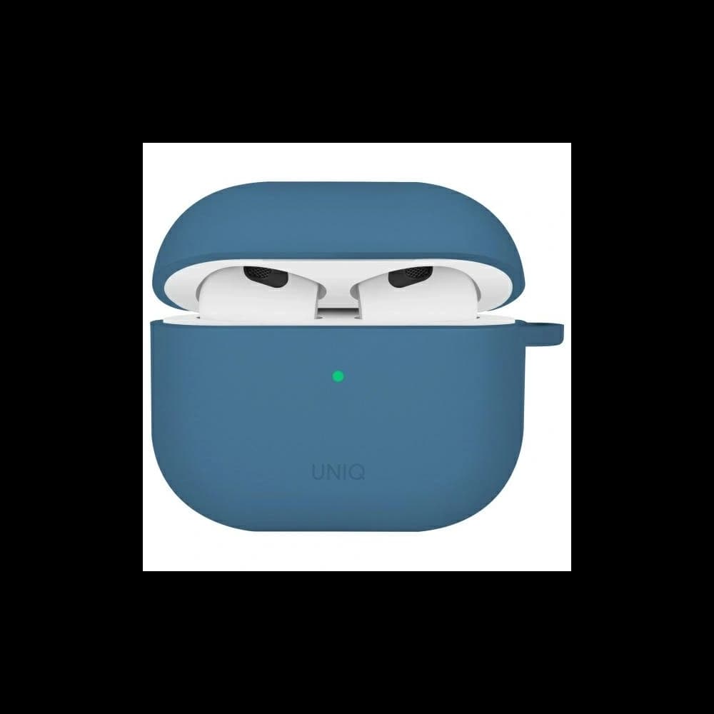 UNIQ Nexo Apple AirPods 4 + Silikon-Ohrhaken pacific blue - 1
