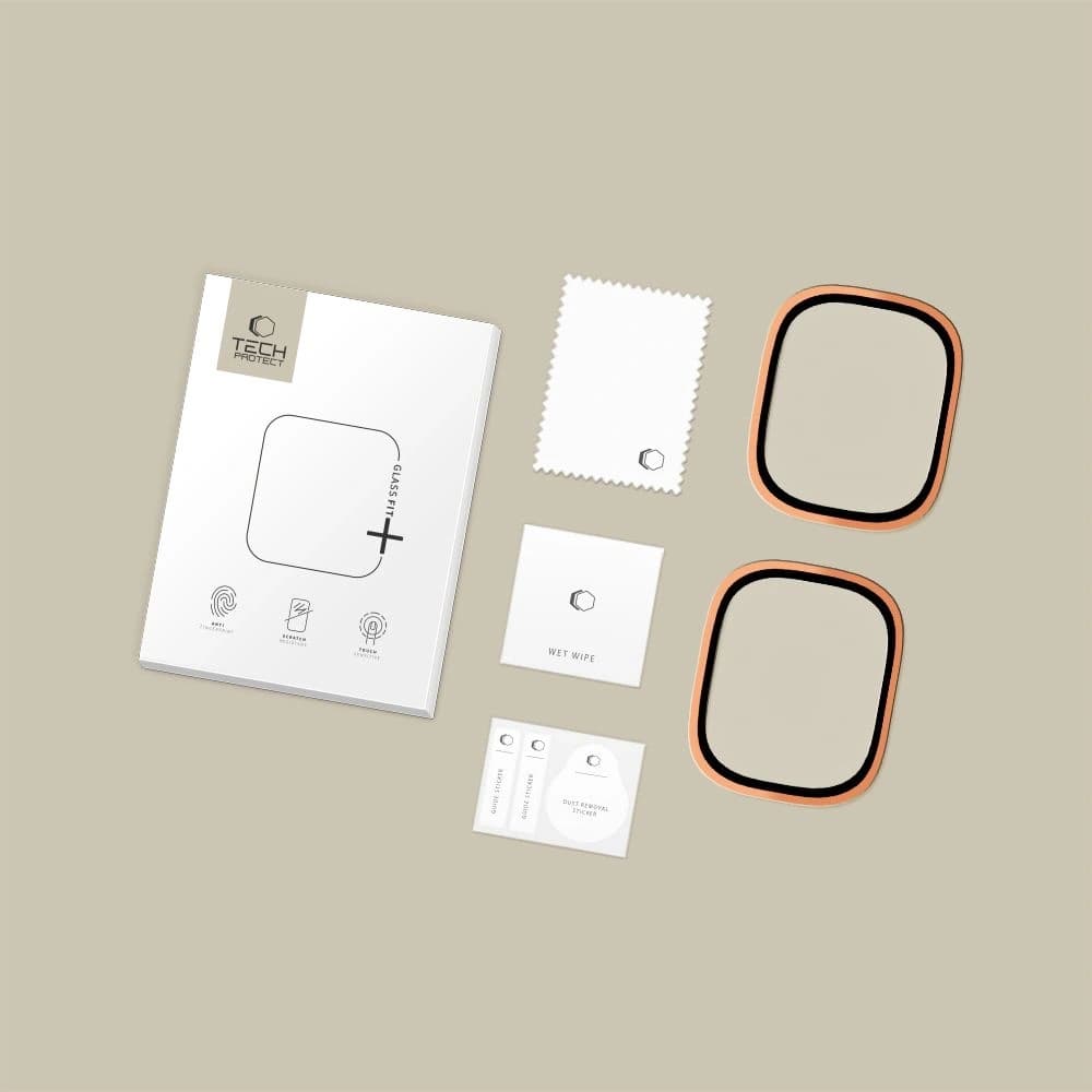 Tech-Protect Üveg Gyűrű Apple Watch Ultra 1 / 2 / 3 49mm Kozmikus Narancs [2 CSOMAG] - 5