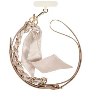 UNIQ Univerzální 2v1 telefonní šňůrka Coehl Caryne dusty nude