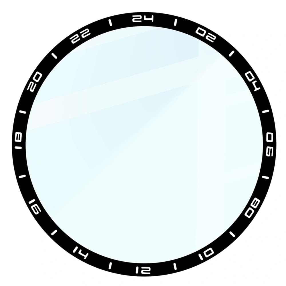 Bizon Glas Uhr Edge Hybrid Huawei Watch GT6 Pro 46mm schwarz - 4