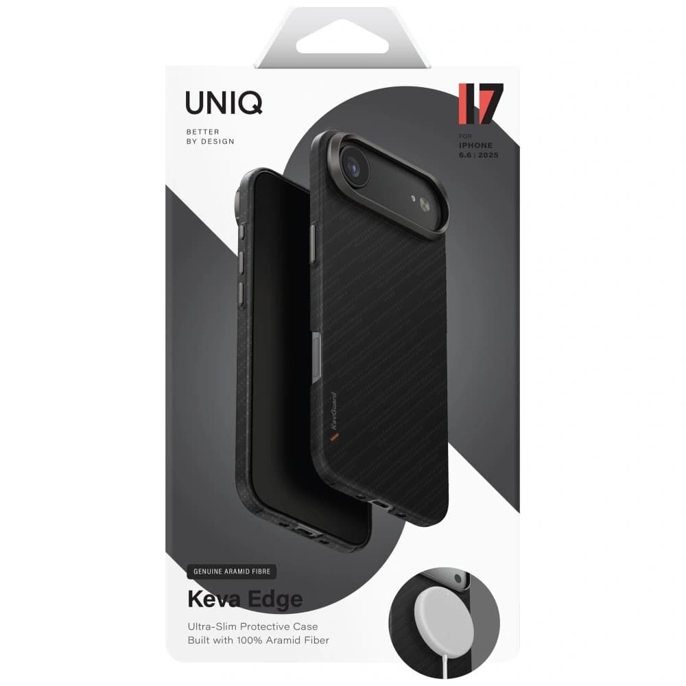 UNIQ Keva EDGE Apple iPhone Air Magclick Ladegerät schwarz - 6