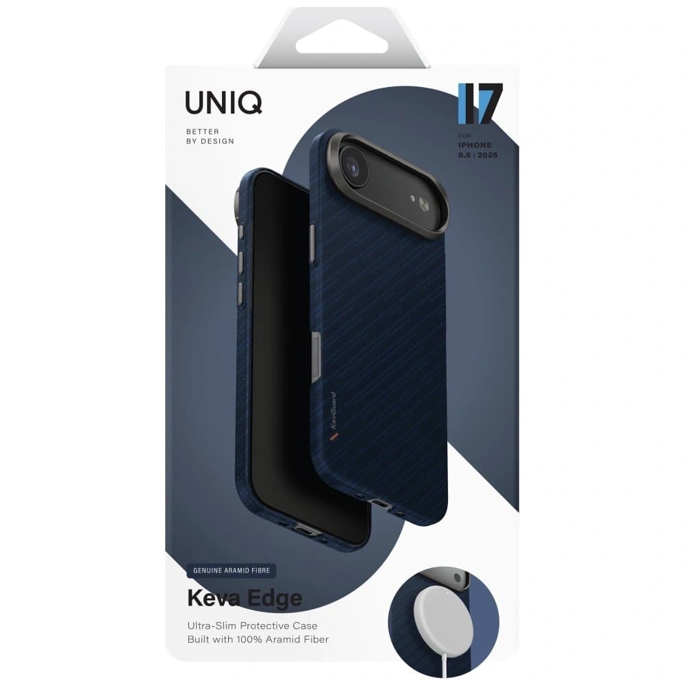 UNIQ Keva EDGE Apple iPhone Air Magclick Ladegerät blau - 6
