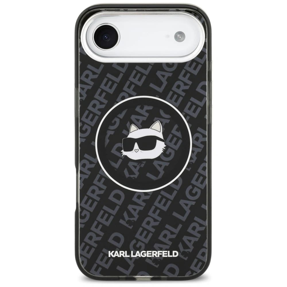 Karl Lagerfeld IML Choupette Kopf Logo MagSafe Apple iPhone Air schwarz - 3