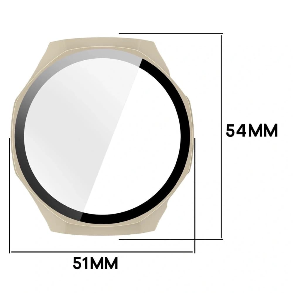 Bizon Case+Glass Uhr Huawei Watch GT6 Pro 46mm beige - 2