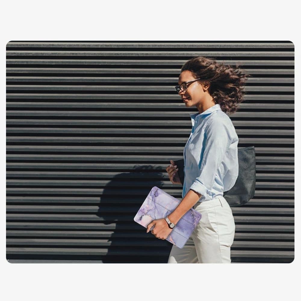 Tech-Protect Smartcase Pen Hybrid Samsung Galaxy Tab A9 / A11 8.7 X110 / X115 / X133 / X135 Violett Marmor - 10