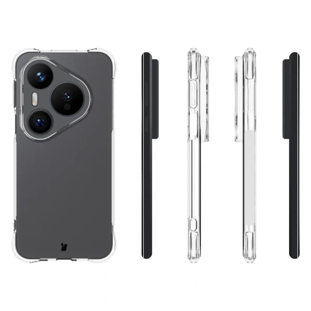 Carcasa Bizon Salpa Huawei Pura 80 Pro / Pro Plus transparentă - 3