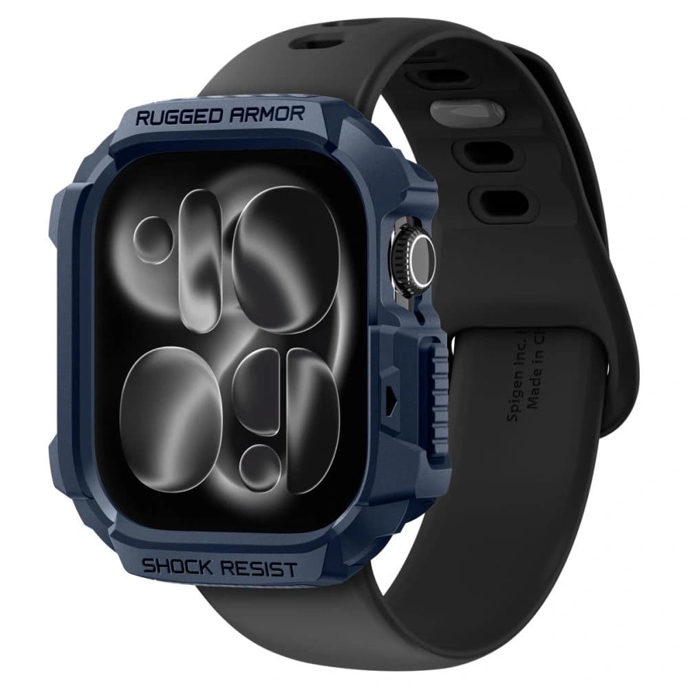 Spigen Rugged Armor V2 Apple Watch 10 / 11 42mm Tengerészkék - 3