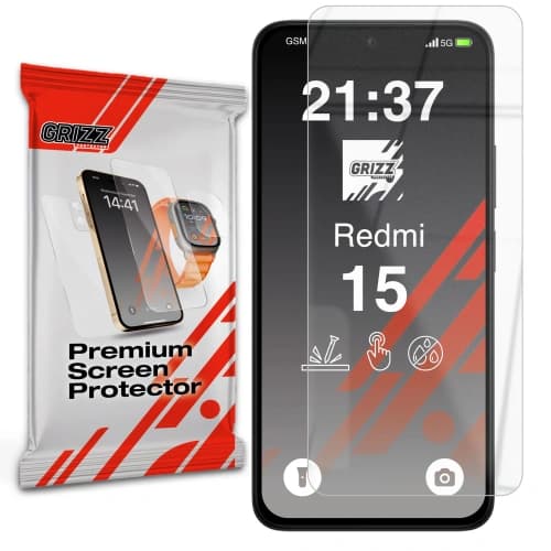 GrizzGlass HybridGlass Xiaomi Redmi 15