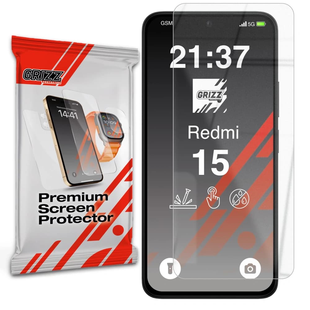 GrizzGlass HybridGlass Xiaomi Redmi 15 - 1