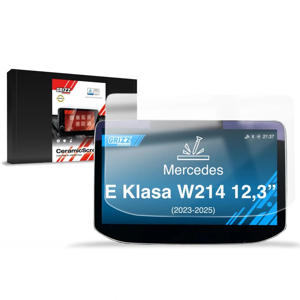 Ceramic GrizzGlass CarDisplay Protection Mercedes E Klasa W214 Widescreen (2023-2025) - 1