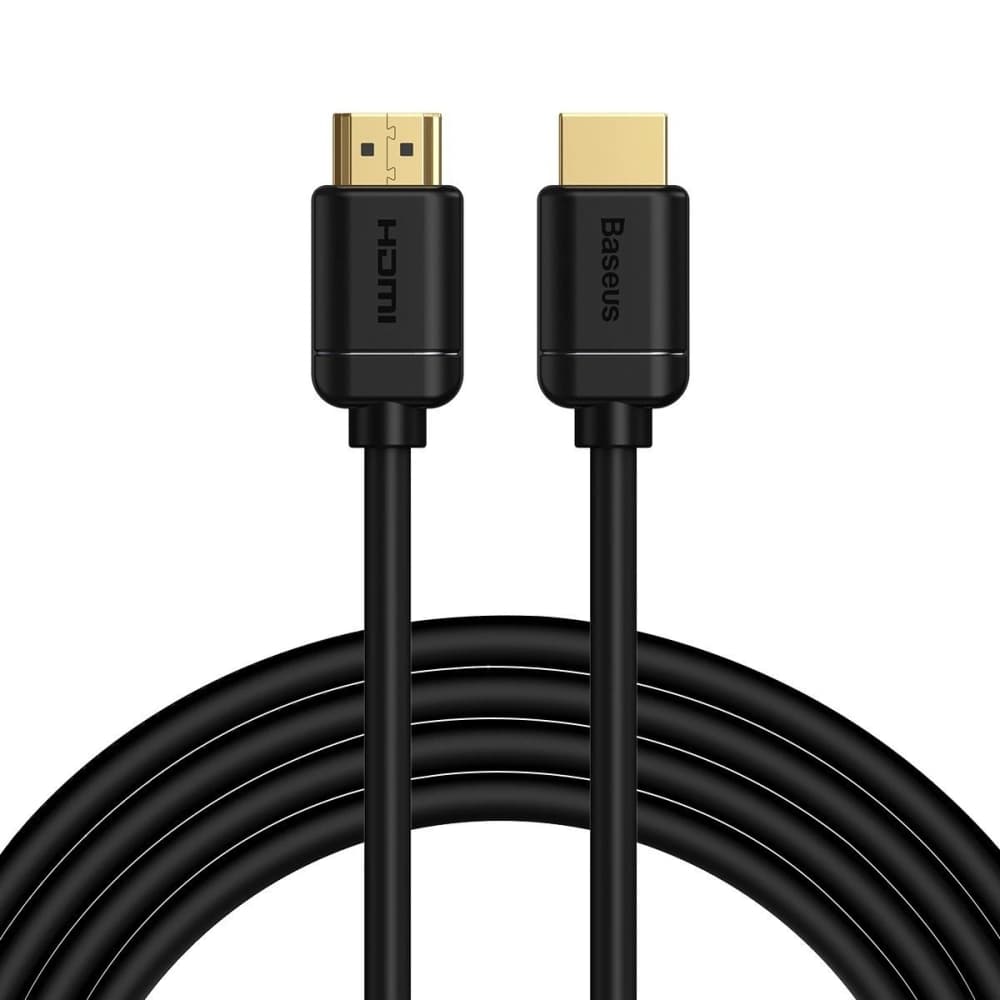 HDMI 2.0 kábel Baseus, 4K 60Hz, 3D, HDR, 18Gbps, 3m (fekete) - 1