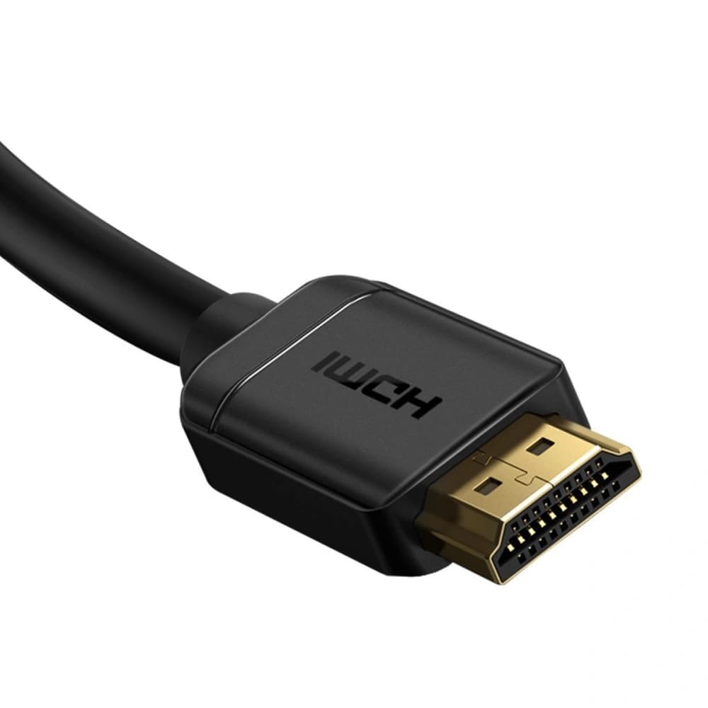 HDMI 2.0 kábel Baseus, 4K 60Hz, 3D, HDR, 18Gbps, 3m (fekete) - 5