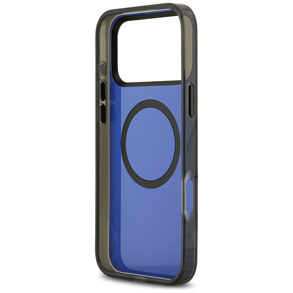 Etui BMW M IML Metal Buttons & Logo MagSafe do Apple iPhone 17 Pro Max czarno-niebieski - 7