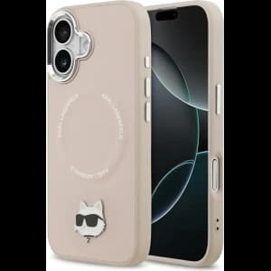 Etui Karl Lagerfeld Choupette Pin MagSafe do Apple iPhone 17 różowy