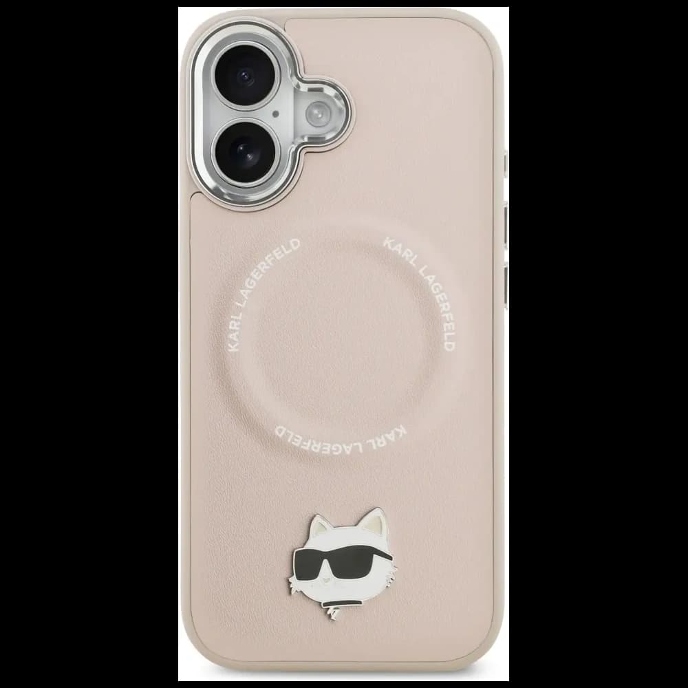 Etui Karl Lagerfeld Choupette Pin MagSafe do Apple iPhone 17 różowy - 3