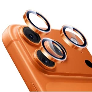 ESR Armorite Kamera Védő Apple iPhone 14 Pro / Max / 15 Pro / Max / 16 Pro / Max / 17 Pro / Max Narancssárga