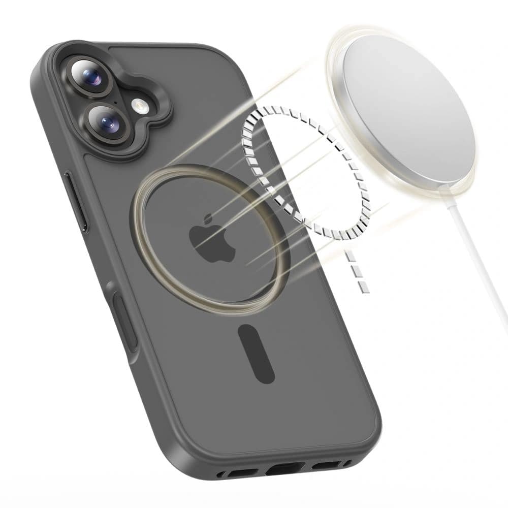 Tech-Protect Magmat MagSafe Apple iPhone 17 Matte Crayon Grey - 4