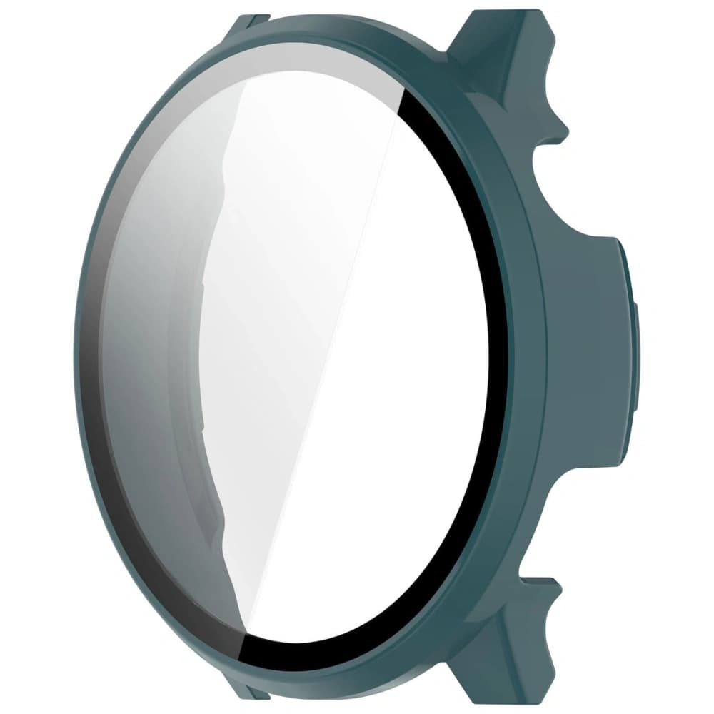 Bizon Case+Glass Uhr Garmin Venu 4 45mm grün - 3