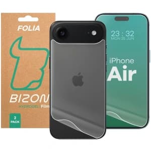 Folia hydrożelowa na tył i przód Bizon Glass Hydrogel Pack do Apple iPhone Air