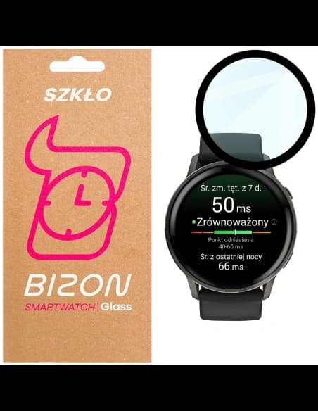 Szkło hybrydowe Bizon Glass Watch Edge Hybrid do Garmin Venu 4 41mm czarne